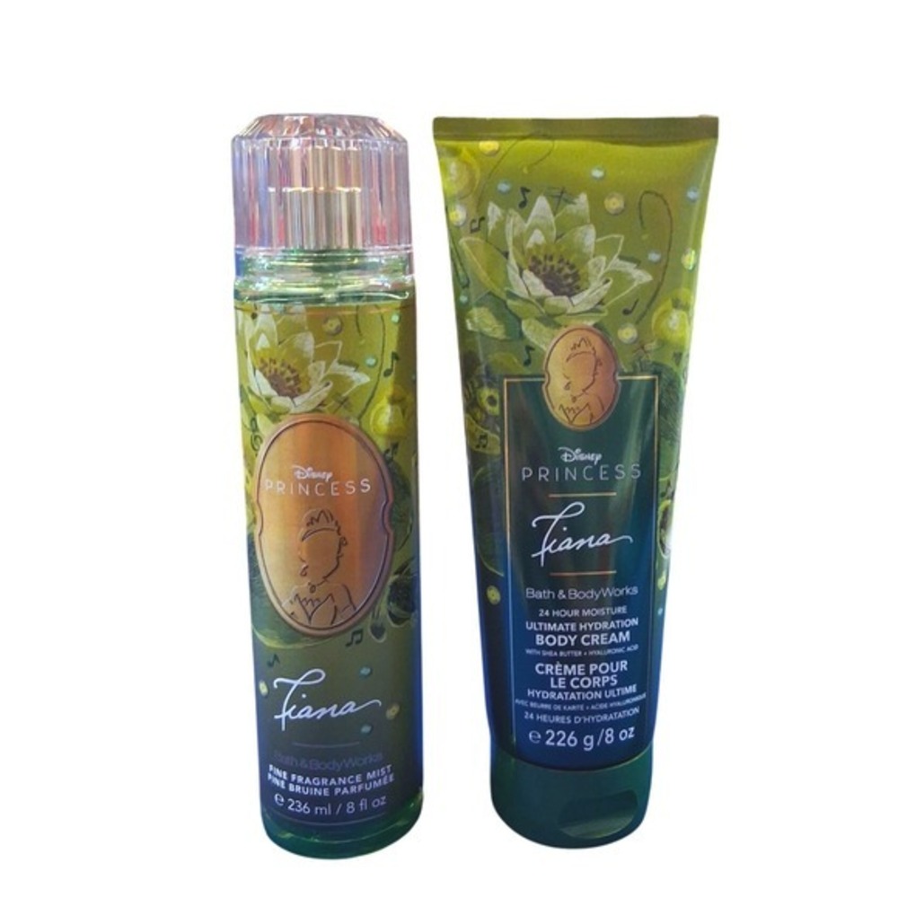 Disney Princess Bath & Body Works Limited Edition Tiana 2pcs Set Mist & Cream